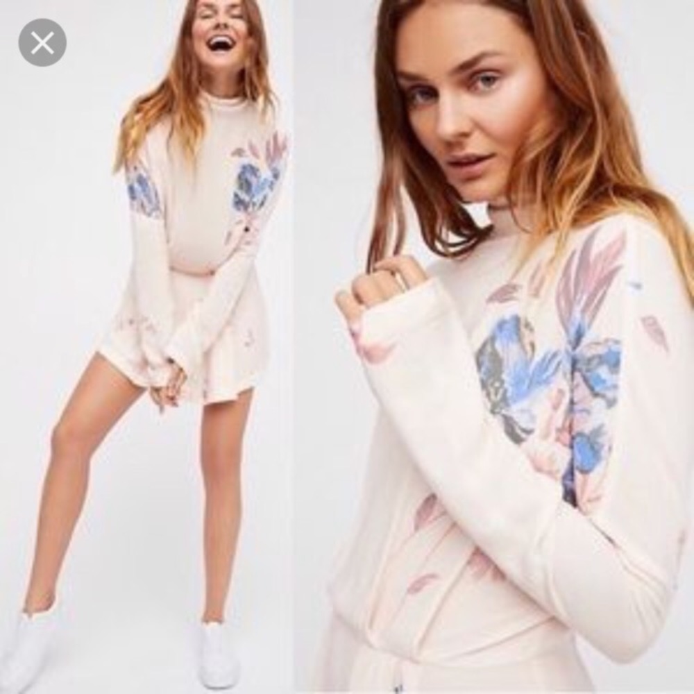 NEW NWT Free People Gemma Dress Pink Tie Back - Picture 3 of 4